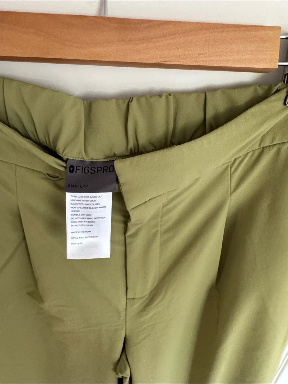 Figs Olive Wide-Leg Chinos
